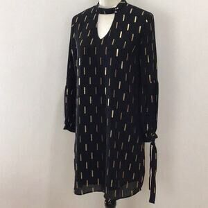 New Elcair dress. Black with gold metallic